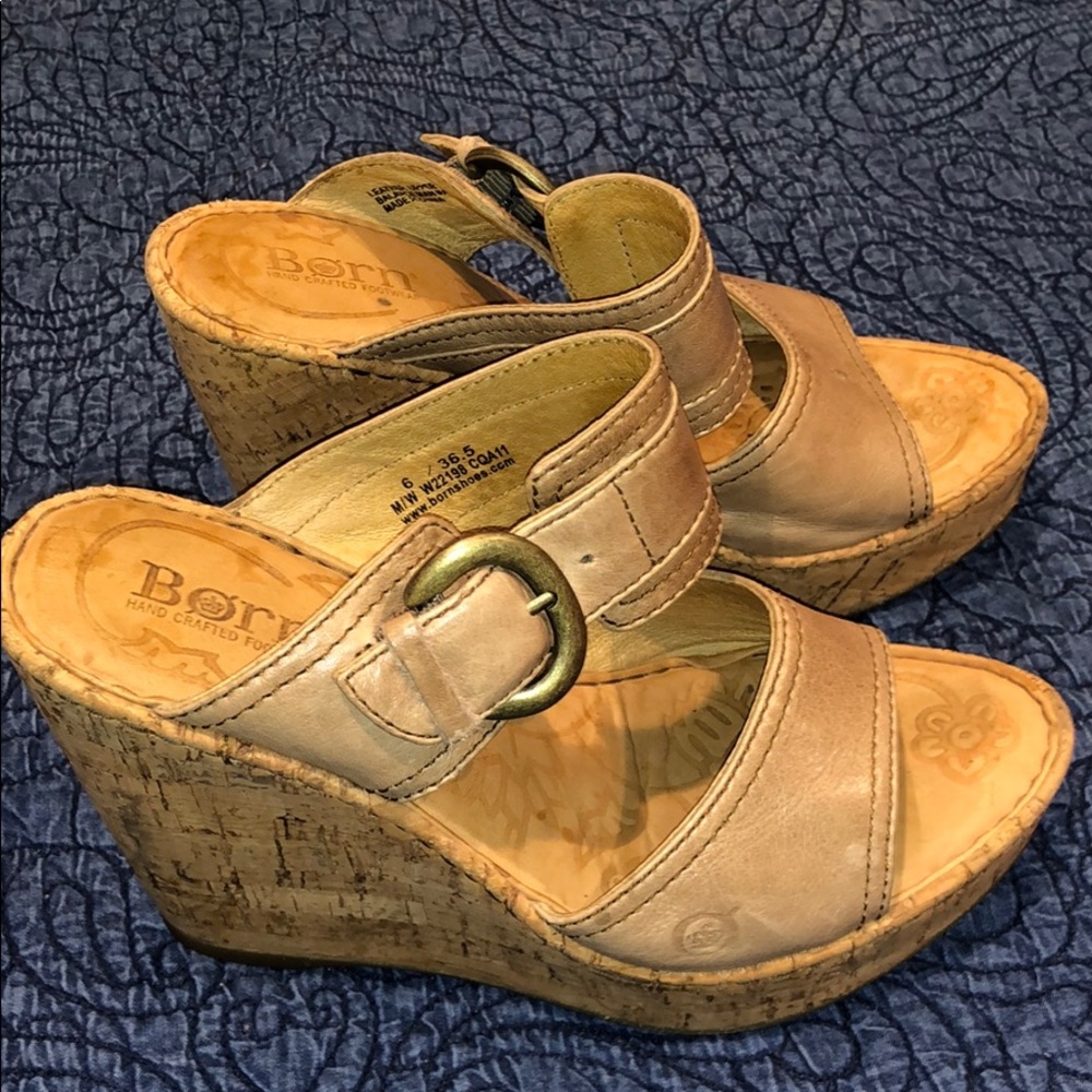 Leather Wedges.